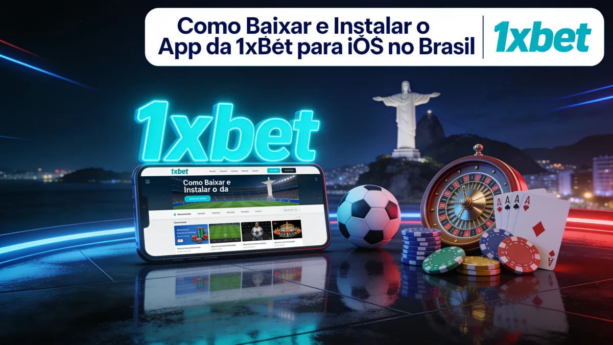 Como Baixar e Instalar o App da 1xBet para iOS no Brasil para jogadores no Brasil